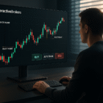 Interactive Brokers automated trading chart showing pivot points and price structure