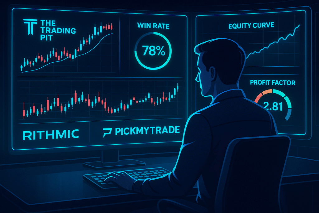 Broker logos integrated with The Trading Pit Automation system