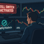 Trader using Bulenox automation and PickMyTrade with ATR and kill switch for risk protection