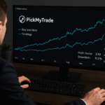 Trader using Earn2Trade automation with PickMyTrade platform to evaluate performance
